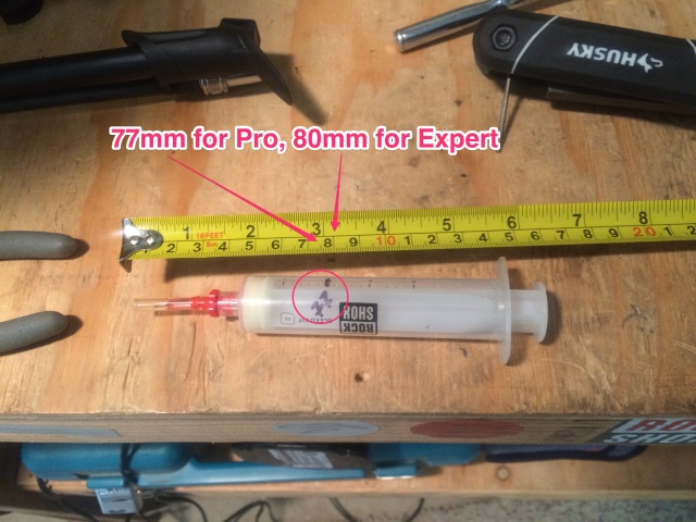 My damper syringe.